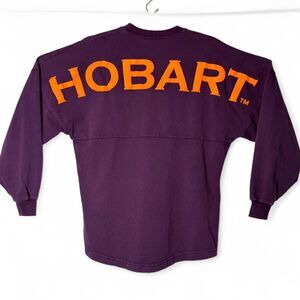 90s VTG Hobart & William Smith College Long Sleeve Tee Back Graphic Unisex XS
